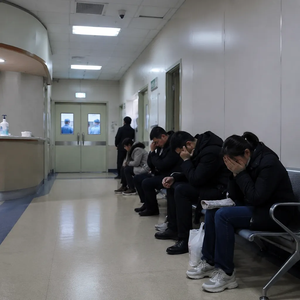 医院急诊室外家属等候