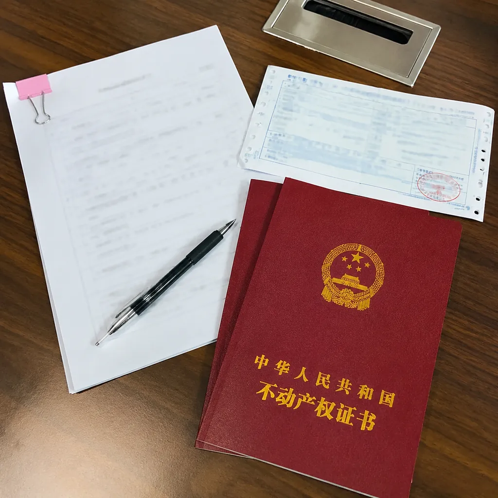 购房合同与转账回单