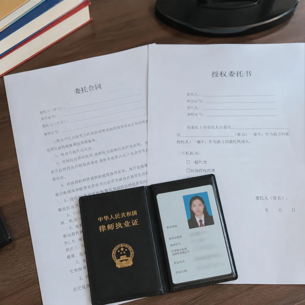 委托合同与授权委托书摆件