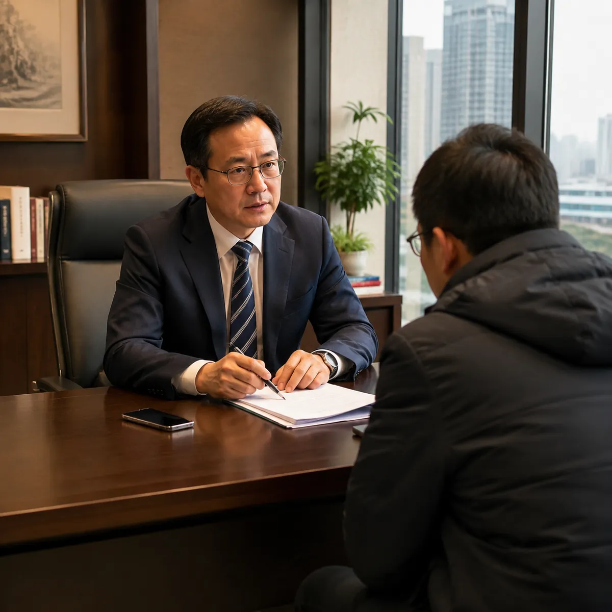 成都律师接待网贷纠纷咨询当事人